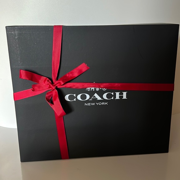 NWT Rare Coach Camo Rainbow Rexy Dinosaur Leather Tote Purse Canvas Case bag FOB - Picture 2 of 11